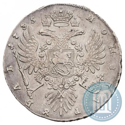 Picture 1 rouble 1735 year  