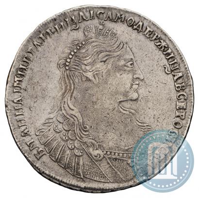 Фото 1 рубль 1736 года  "Тип 1735 года"