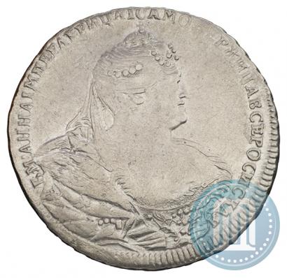 Фото 1 рубль 1740 года  "Московский тип"