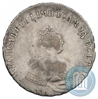 Picture 1 rouble 1743 year ММД 