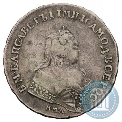 Picture 1 rouble 1743 year ММД 