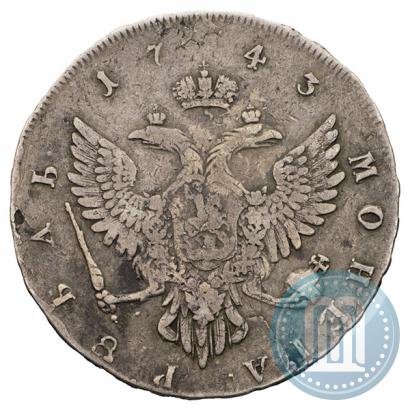 Picture 1 rouble 1743 year ММД 