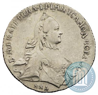 Фото 1 рубль 1762 года ММД-ДМ 