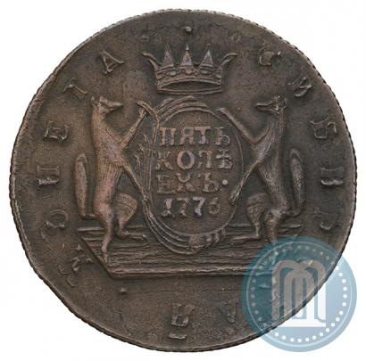 Picture 2 kopecks 1776 year КМ 