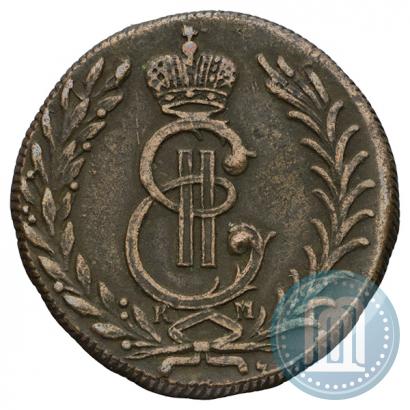 Фото 2 копейки 1779 года КМ 