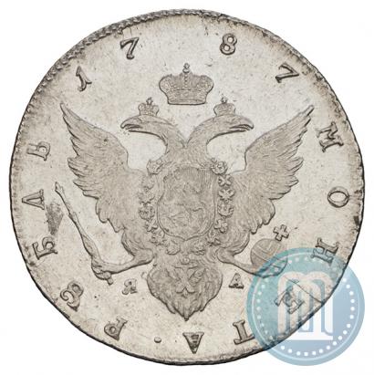 Фото 1 рубль 1787 года СПБ-ЯА 