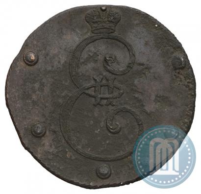 Picture 5 kopecks 1796 year  "With Monogram"