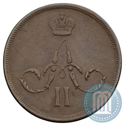 Picture 1 kopeck 1865 year ЕМ 