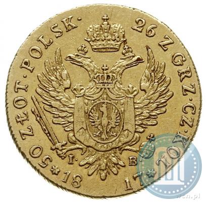 Фото 50 злотых 1817 года IB 