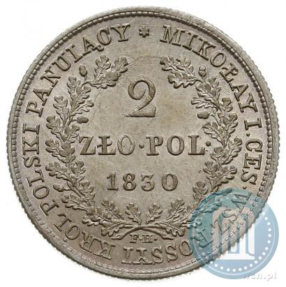 Picture 2 złote 1830 year FH 