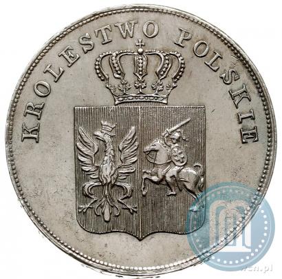 Picture 5 złotych 1831 year KG "Polish uprising"