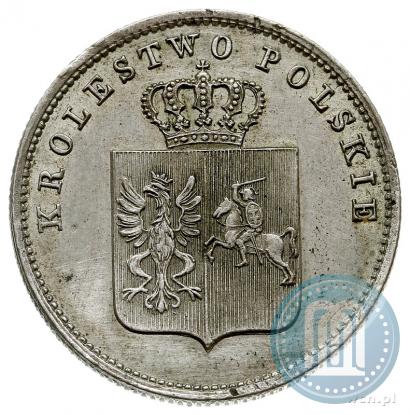 Picture 2 złote 1831 year KG "Polish uprising"