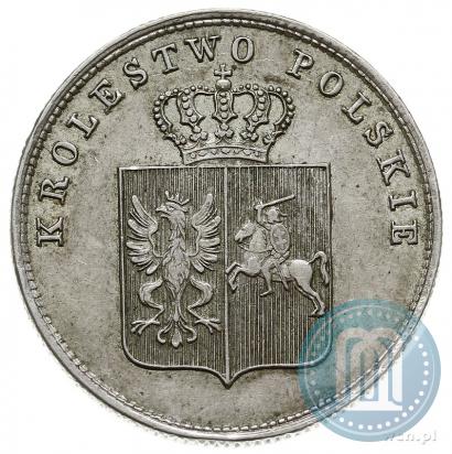 Picture 2 złote 1831 year KG "Polish uprising"