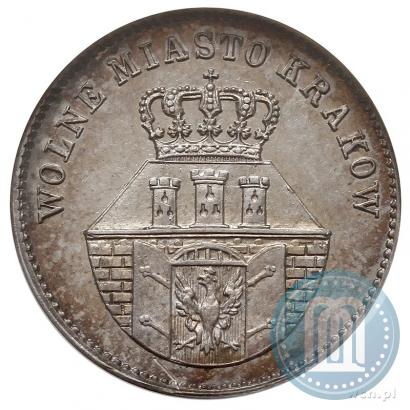 Picture 1 złoty 1835 year  "Free city of Kraków"