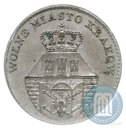 Picture 5 groszy 1835 year  "Free city of Kraków"