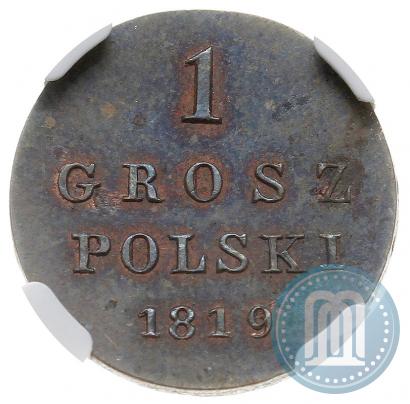 Фото 1 грош 1819 года IB 