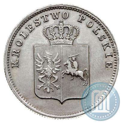 Picture 2 złote 1831 year KG "Polish uprising"
