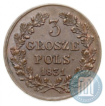 Picture 3 grosze 1831 year KG "Polish uprising"