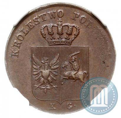 Picture 3 grosze 1831 year KG "Polish uprising"