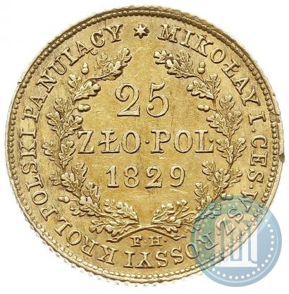 Picture 25 złotych 1829 year FH 