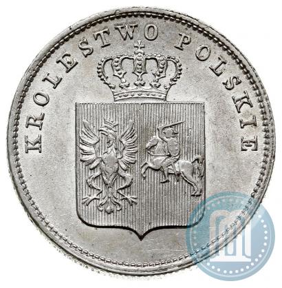 Picture 2 złote 1831 year KG "Polish uprising"