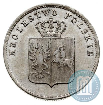Picture 2 złote 1831 year KG "Polish uprising"