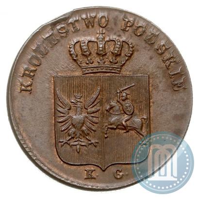 Фото 3 гроша 1831 года KG "Польское восстание"