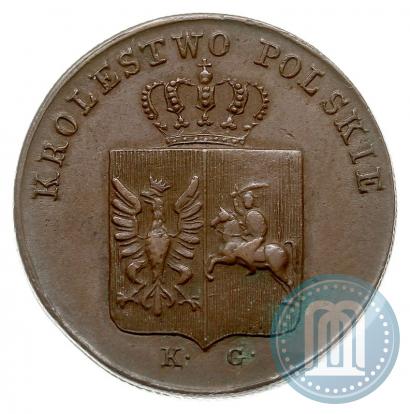 Picture 3 grosze 1831 year KG "Polish uprising"