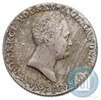 Фото 2 злотых 1816 года IB 
