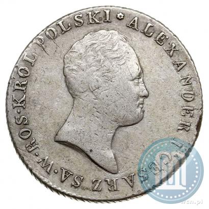 Фото 2 злотых 1816 года IB 