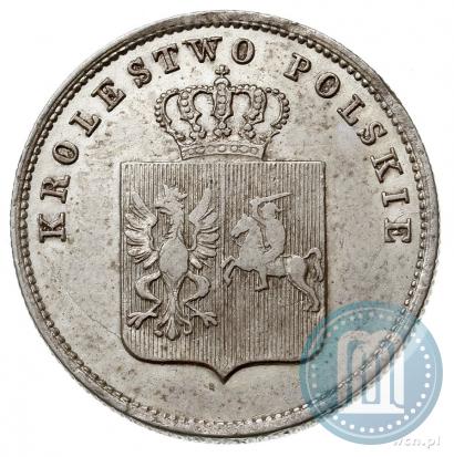 Picture 2 złote 1831 year KG "Polish uprising"