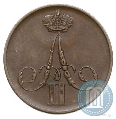 Picture 1 kopeck 1859 year ВМ 