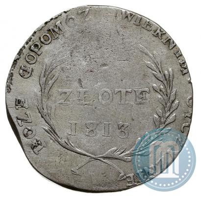 Фото 2 злотых 1813 года  