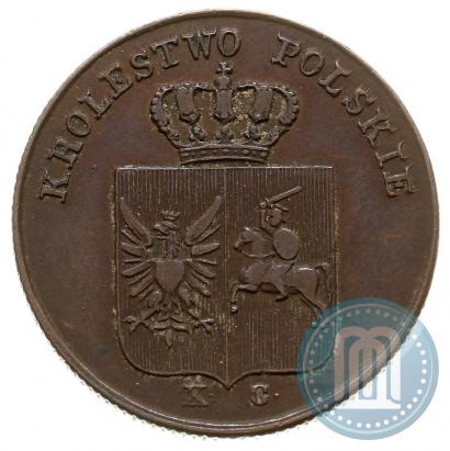 Фото 3 гроша 1831 года KG "Польское восстание"