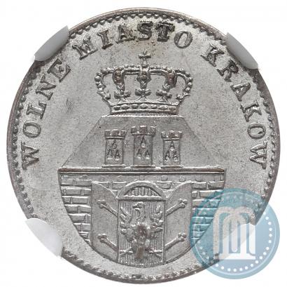 Фото 5 грошей 1835 года  "Свободный город Краков"