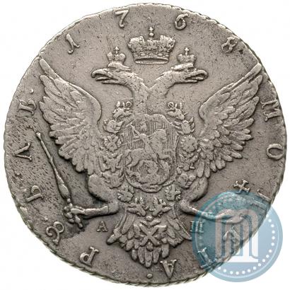 Фото 1 рубль 1768 года СПБ-АШ 