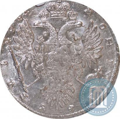 Фото 1 рубль 1734 года  "Тип 1735 года"