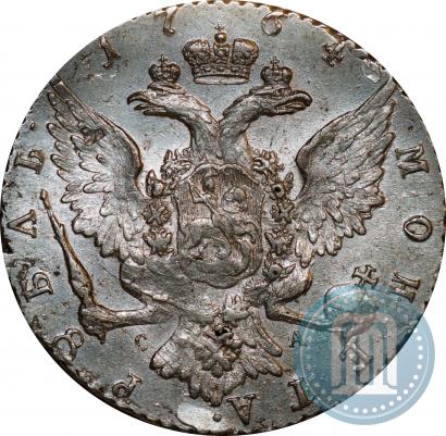 Picture 1 rouble 1764 year СПБ-СА 