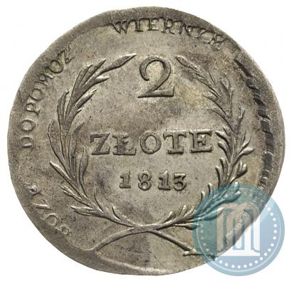 Picture 2 złote 1813 year  