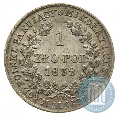 Picture 1 złoty 1832 year KG 
