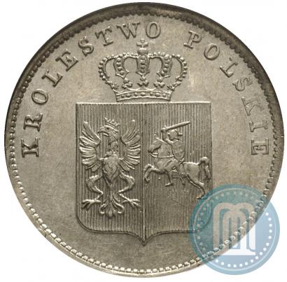 Picture 2 złote 1831 year KG "Polish uprising"