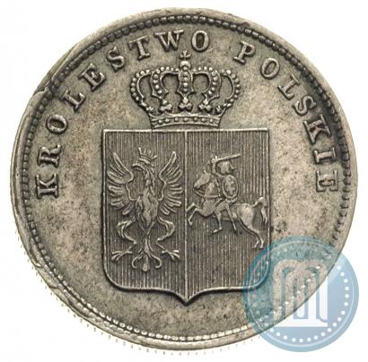 Picture 2 złote 1831 year KG "Polish uprising"