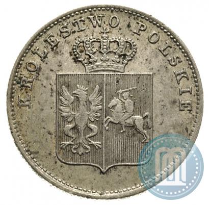 Picture 2 złote 1831 year KG "Polish uprising"