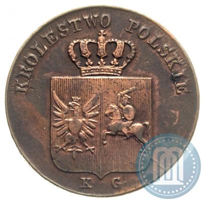 Picture 3 grosze 1831 year KG "Polish uprising"