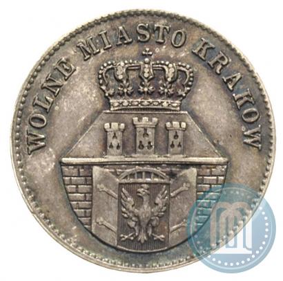 Picture 1 złoty 1835 year  "Free city of Kraków"