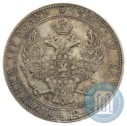 Picture 3/4 roubles - 5 złotych 1838 year MW 