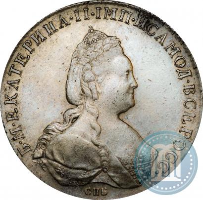 Фото 1 рубль 1785 года СПБ-ЯА 