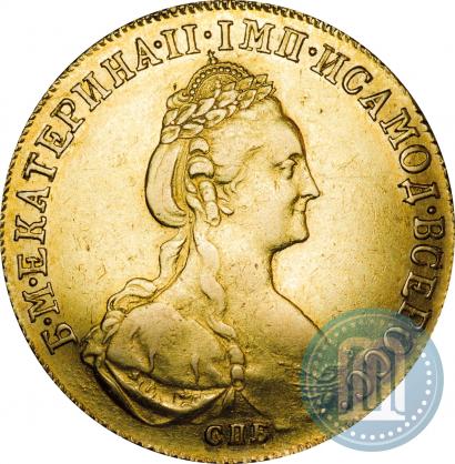Picture 10 roubles 1780 year СПБ 