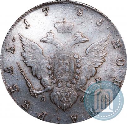 Фото 1 рубль 1785 года СПБ-ЯА 