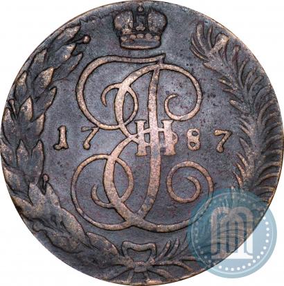 Picture 5 kopecks 1787 year ТМ 
